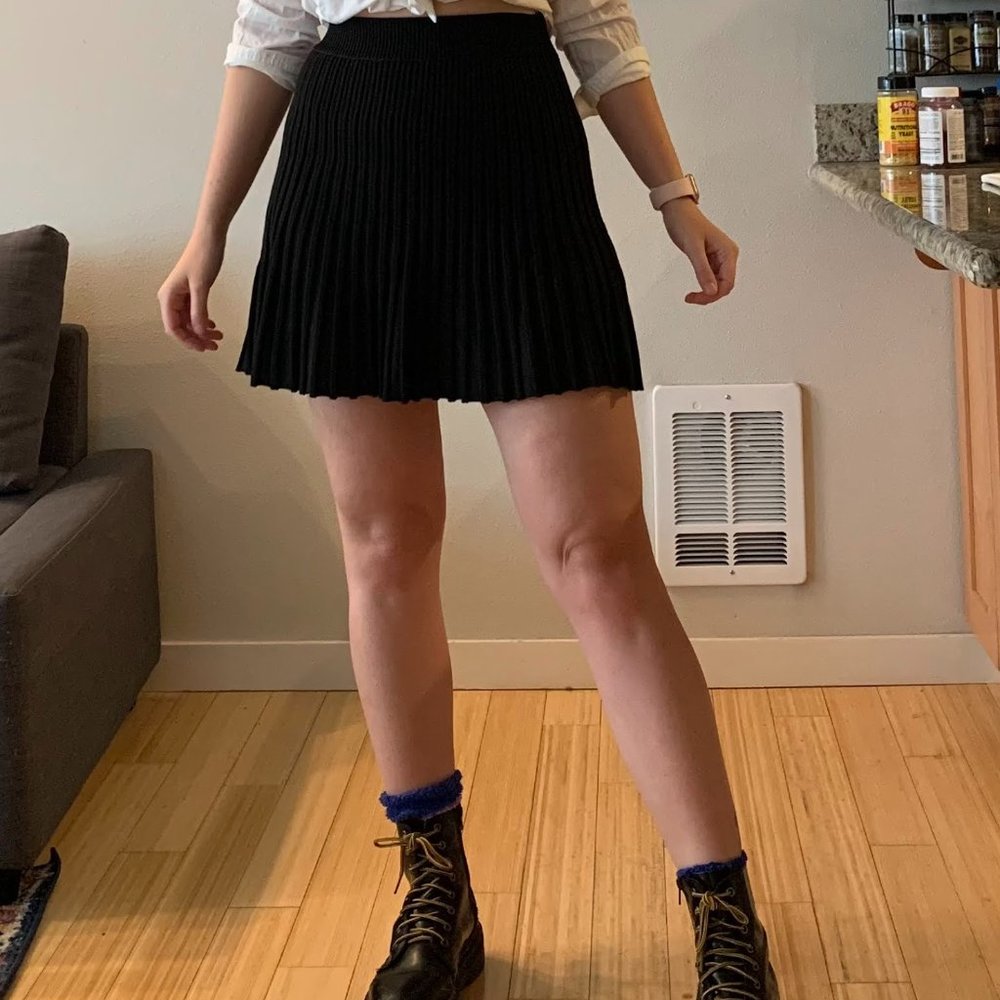 NWT Princess Polly Susan Mini Skirt Black